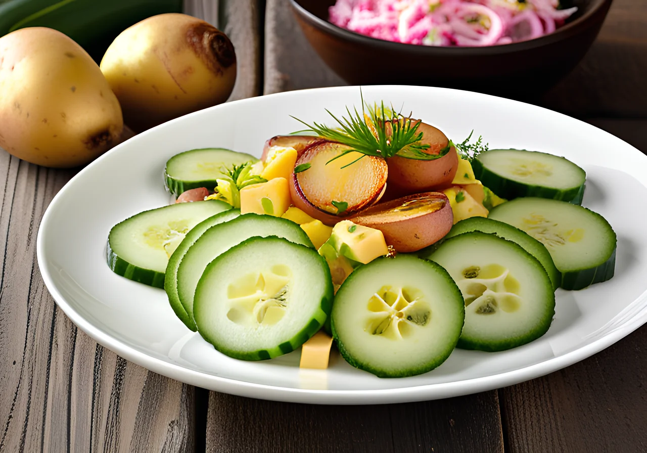 Potato Salad with Matjes