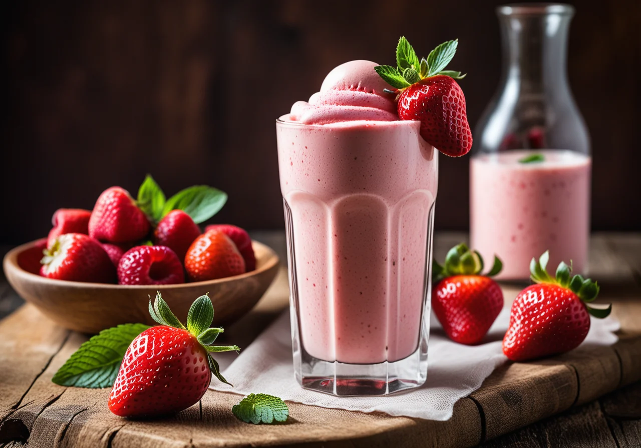 Strawberry Milkshakes