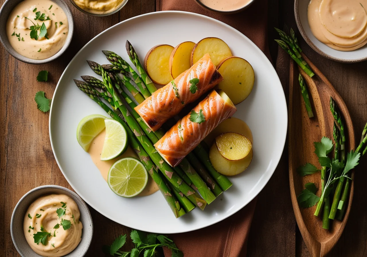 Asparagus Salmon Rolls