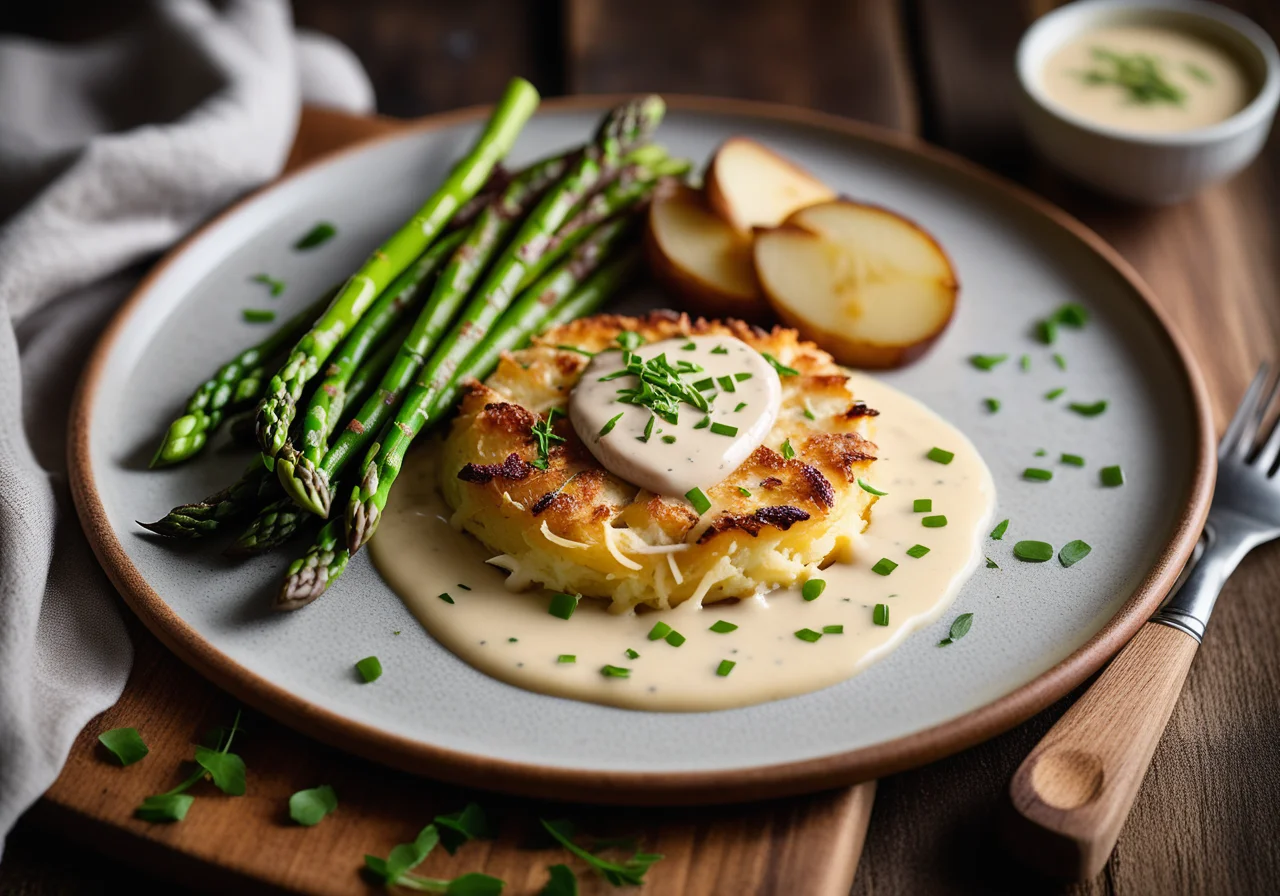 Chicken breast with potato rösti