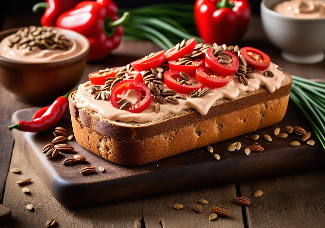 Bread with Paprika Quark