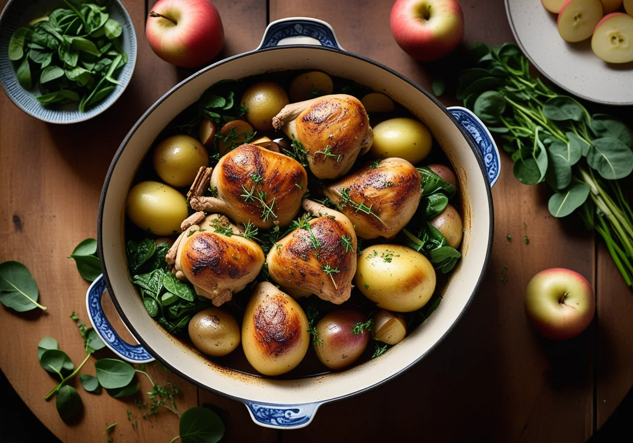 Braised Chicken with Winter Vegetables