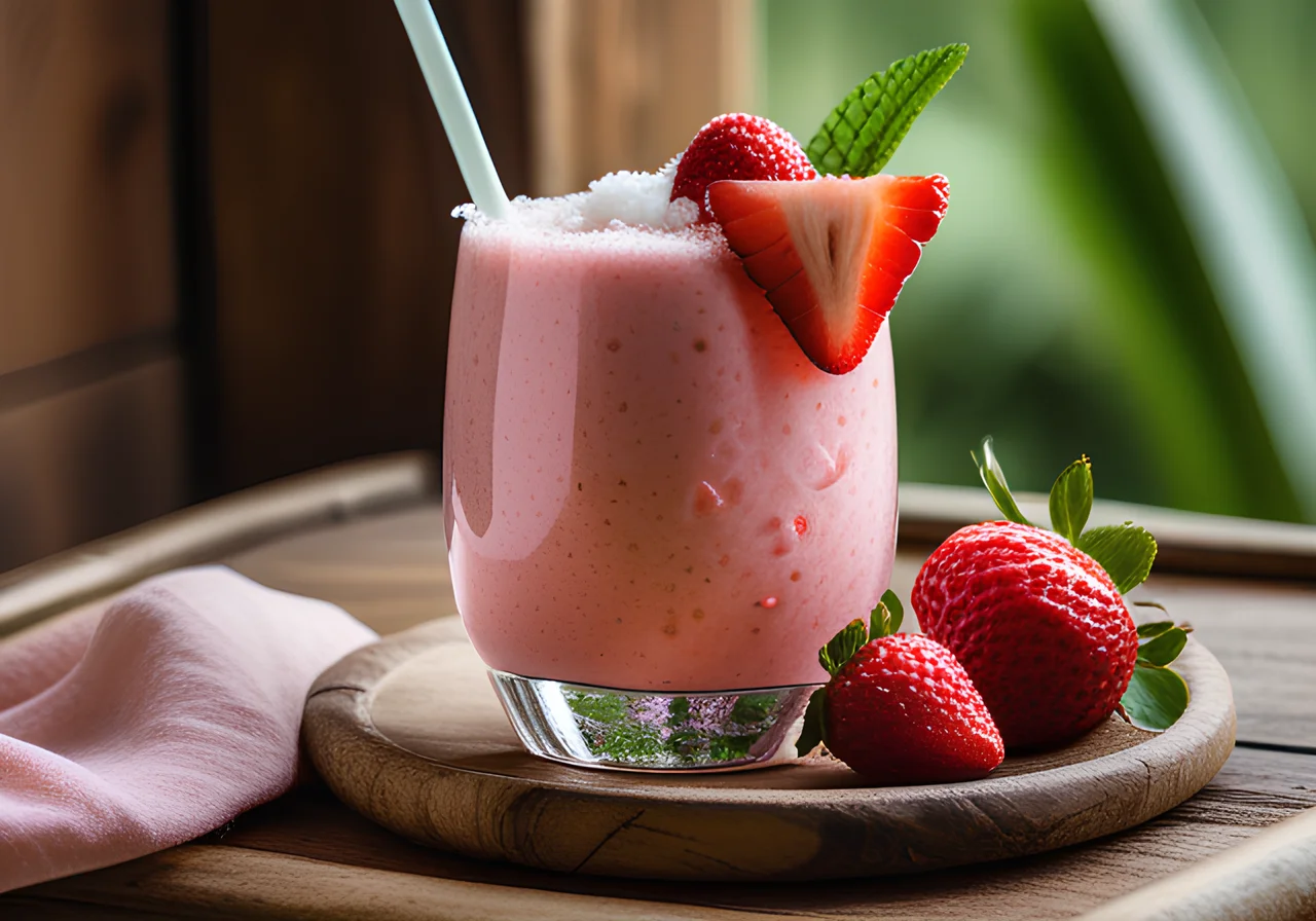 Strawberry Coconut Shake