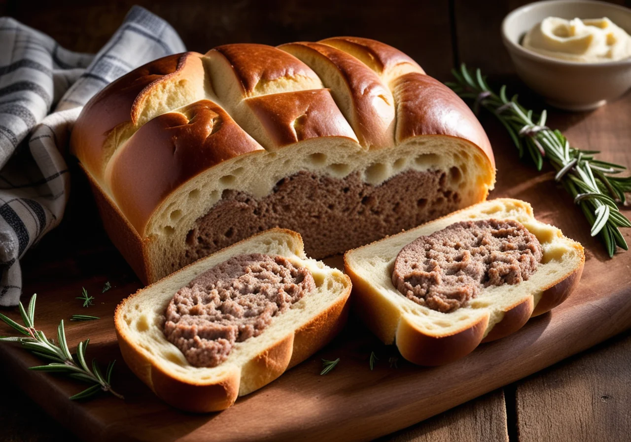 Sausage in Bread Dough