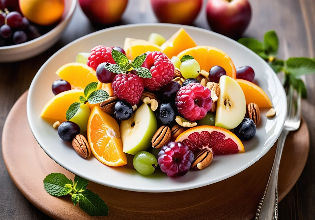 Fruit Salad with Nuts
