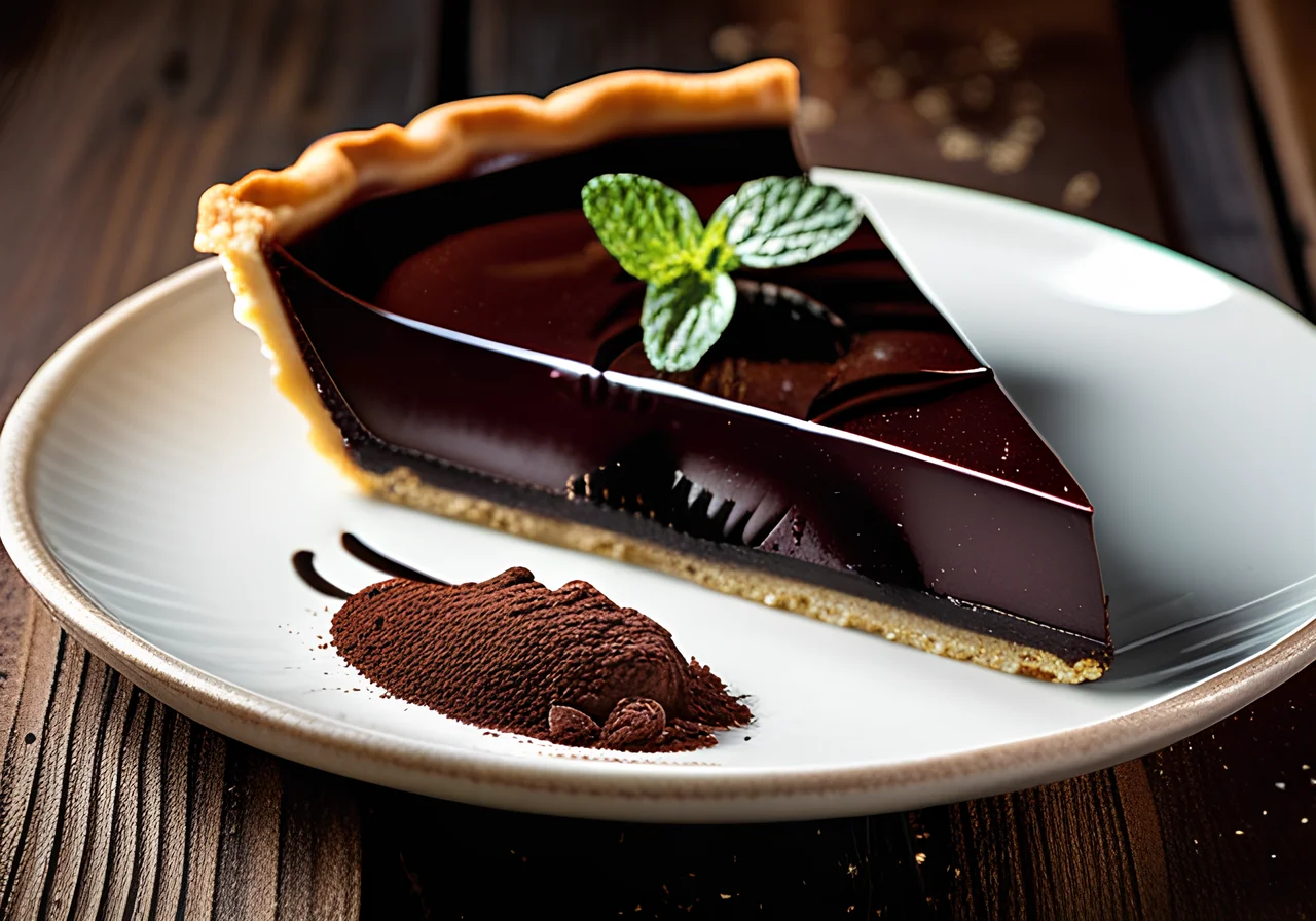 Liquid Chocolate Tart à la Française