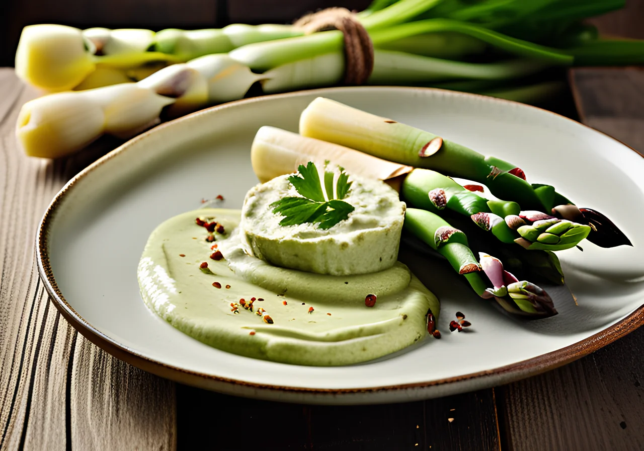 Asparagus with Avocado Dip