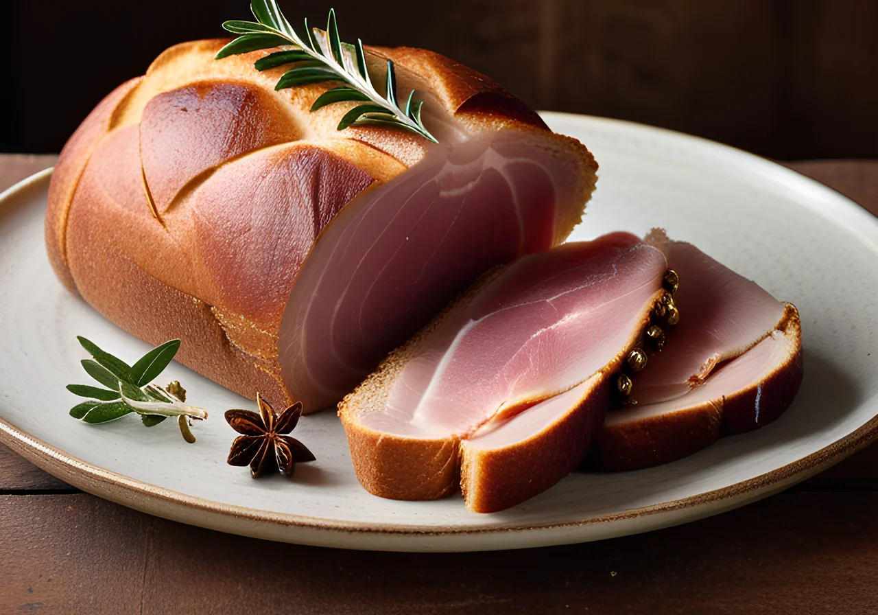 Ham Wrapped in Bread Dough