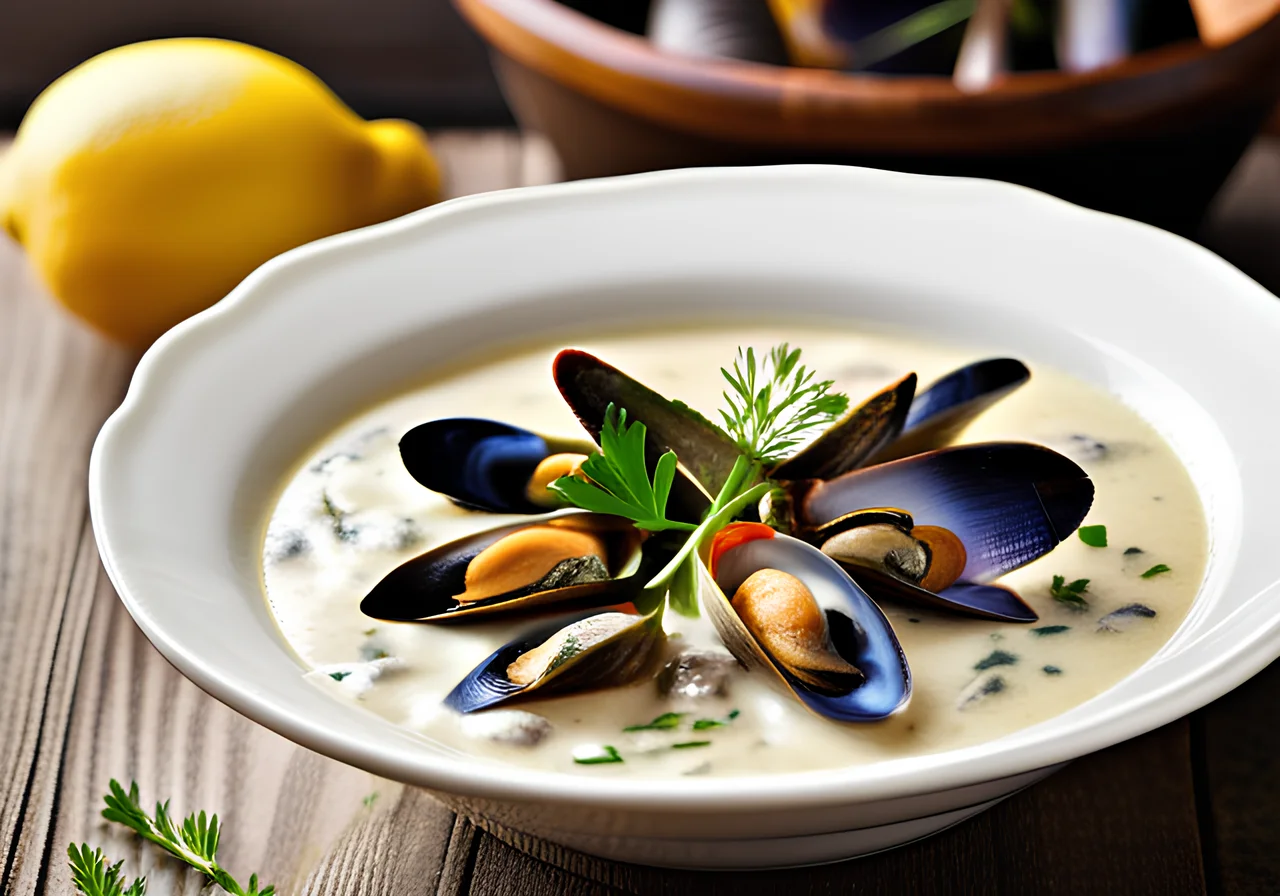 Mussel Cream Soup