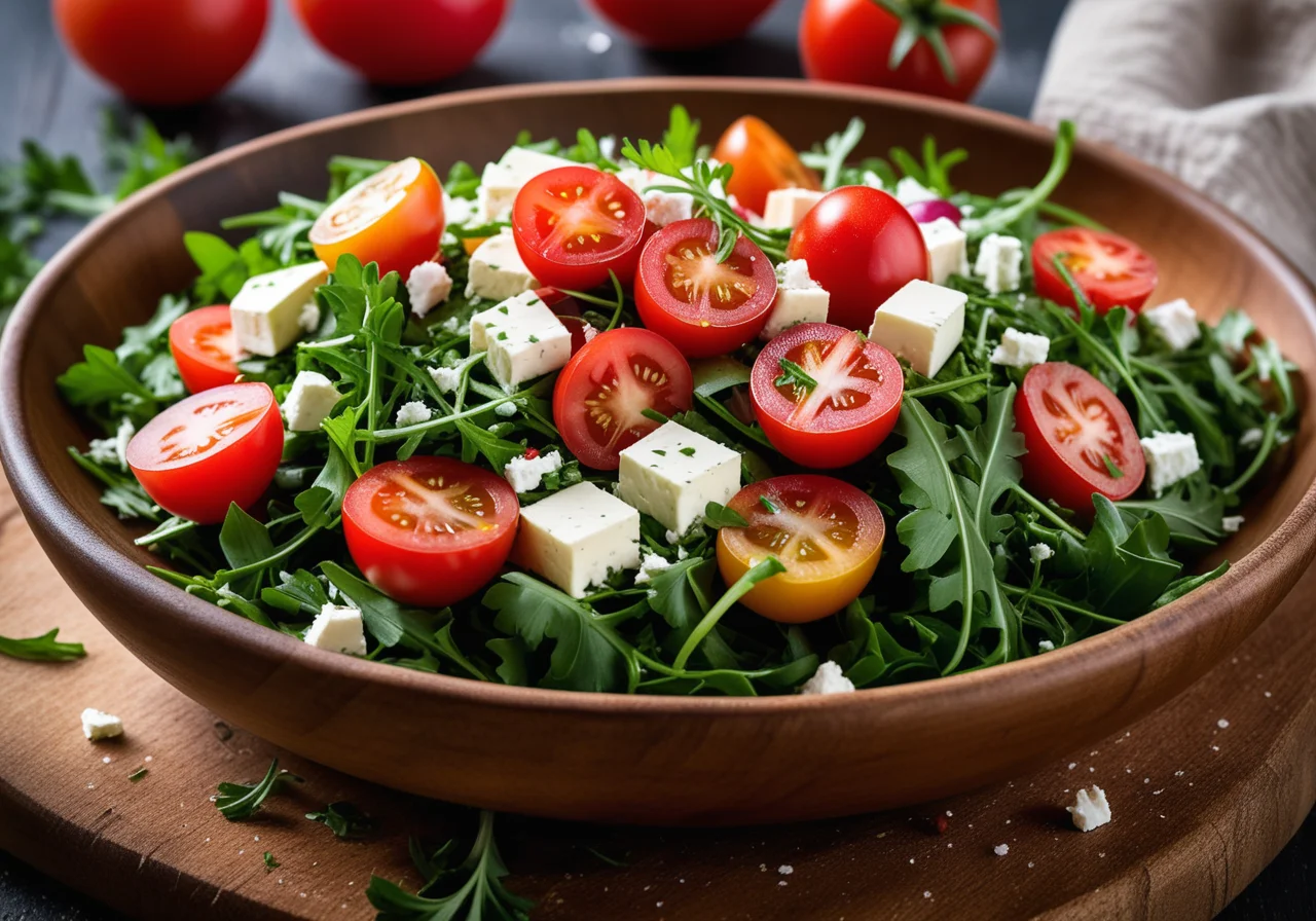 Cheese Arugula Salad