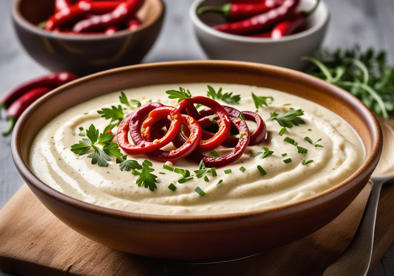 Fave alla pugliese (Bohnenpüree aus Apulien, Italien)