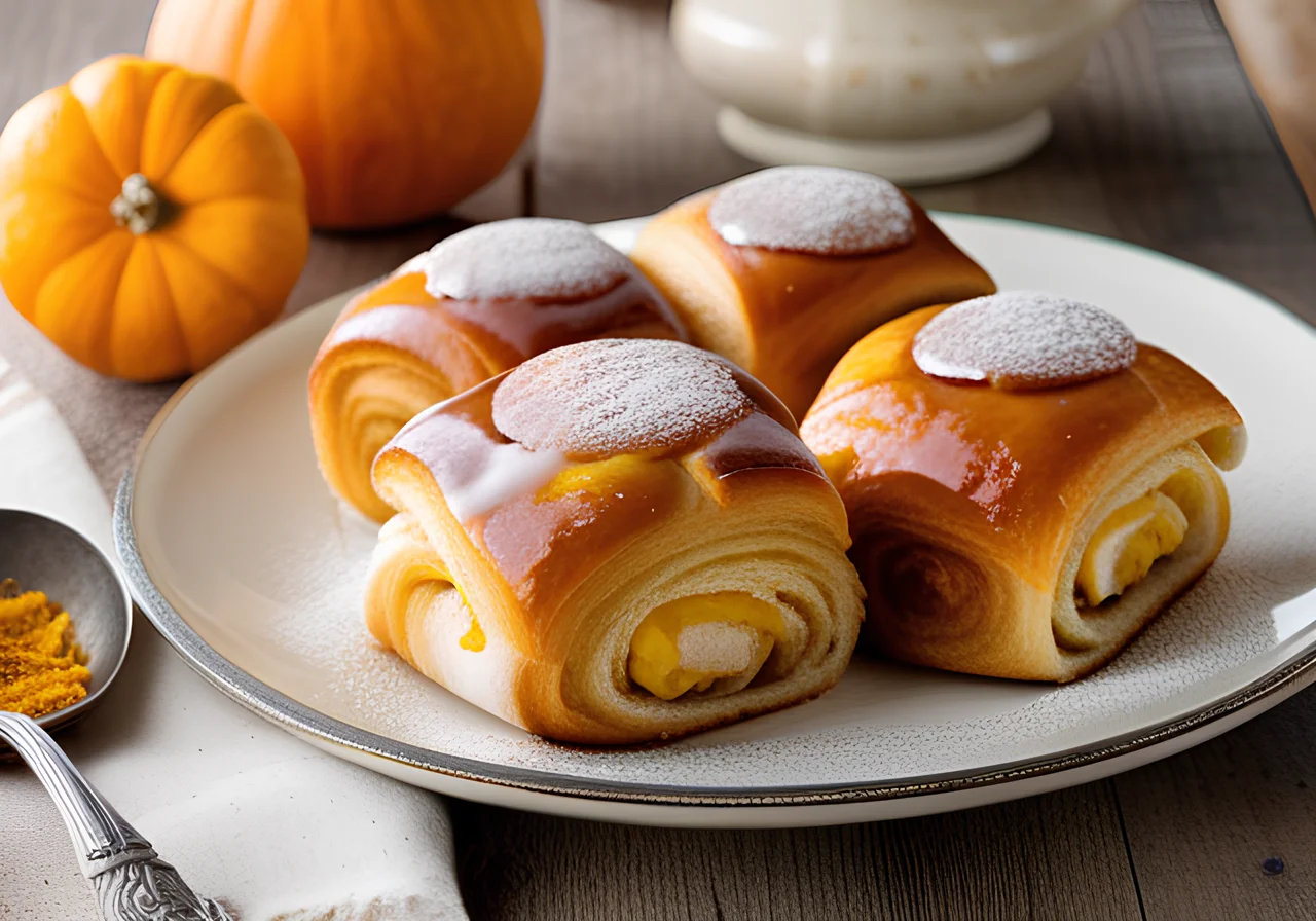 Sweet Pumpkin Rolls