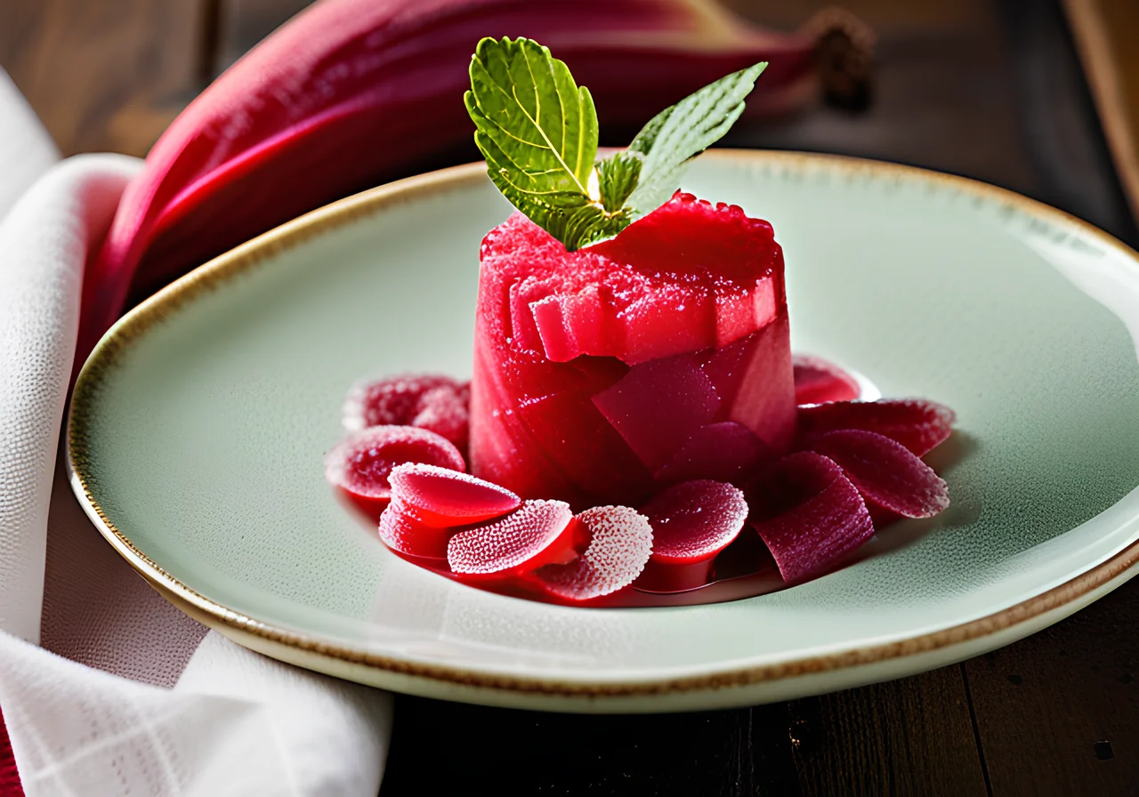 Rhubarb Sorbet