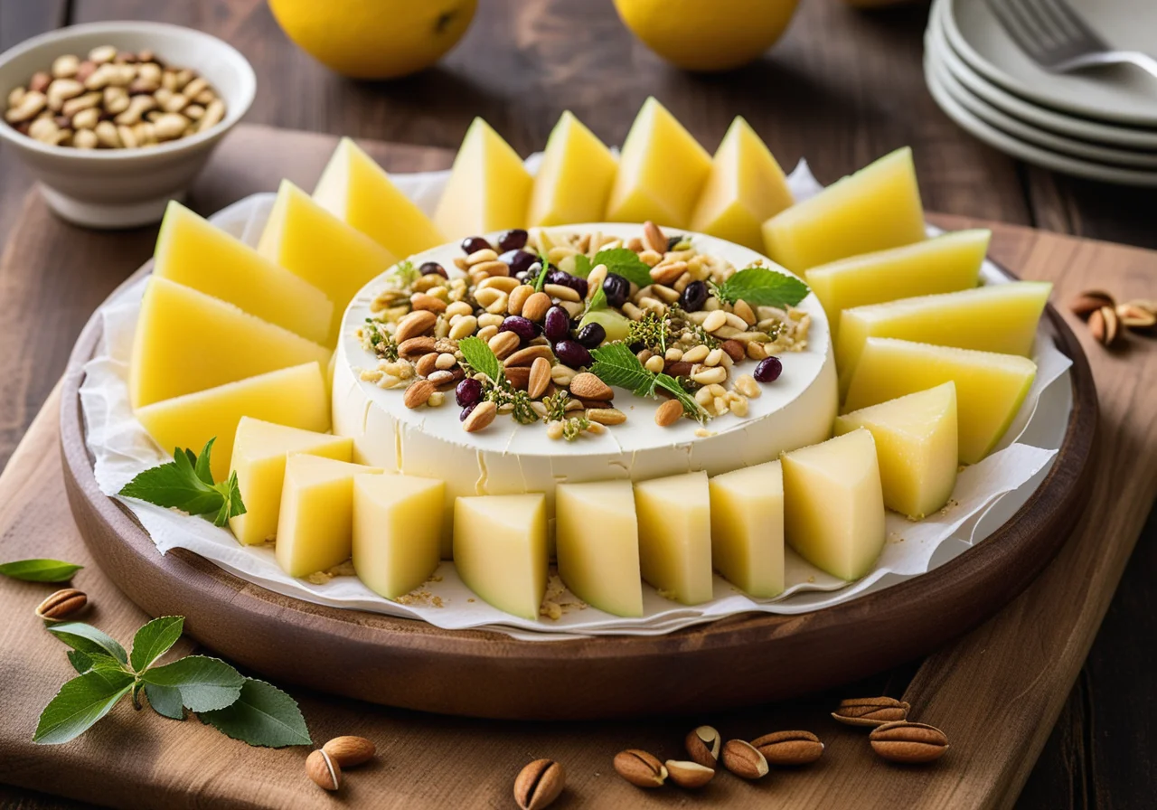 Brie with Honeydew Melon