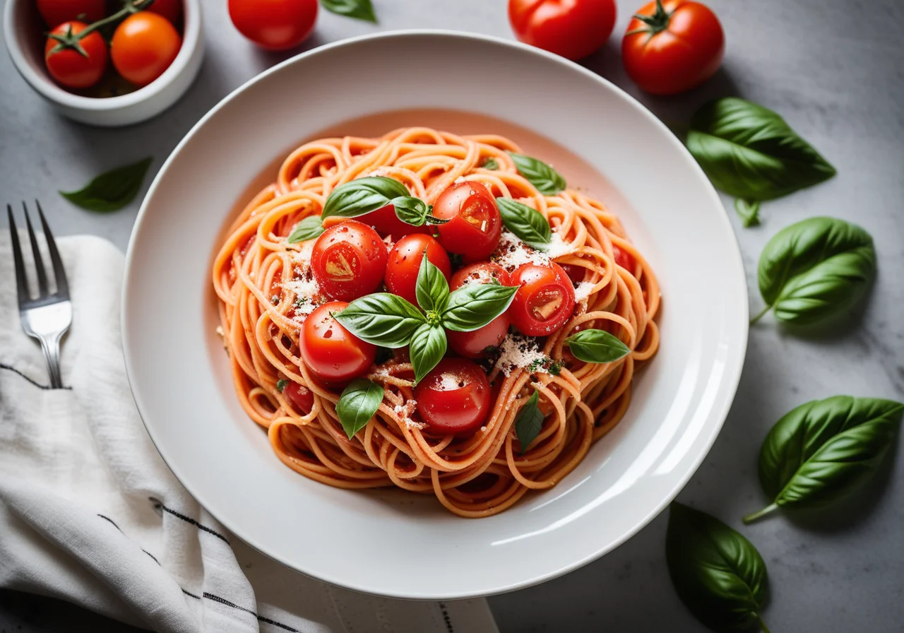 Cold Tomato Pasta