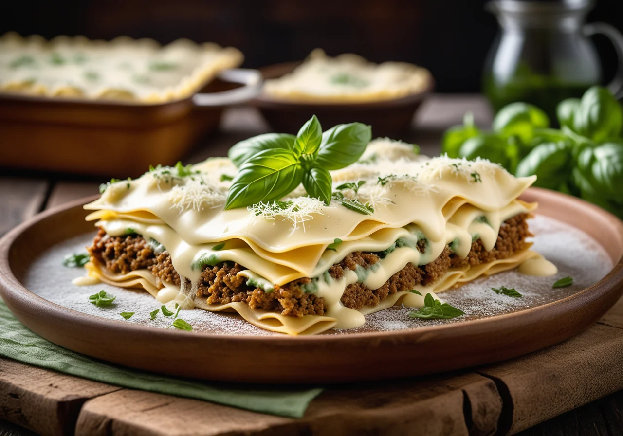 Green Lasagna with Parmesan