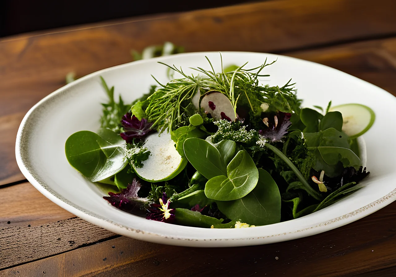 Colorful Mixed Greens