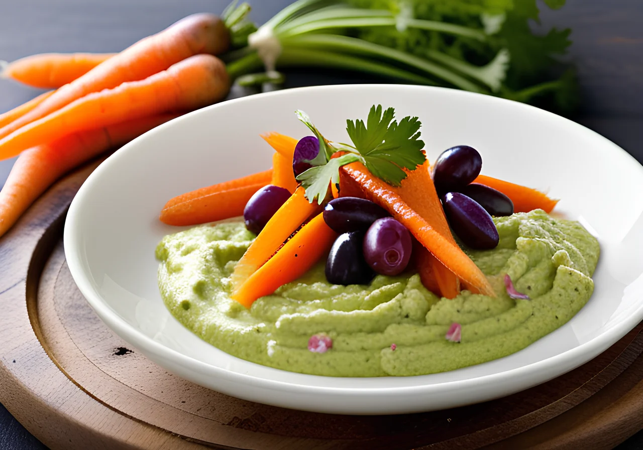 Carrot Bites and Guacamole