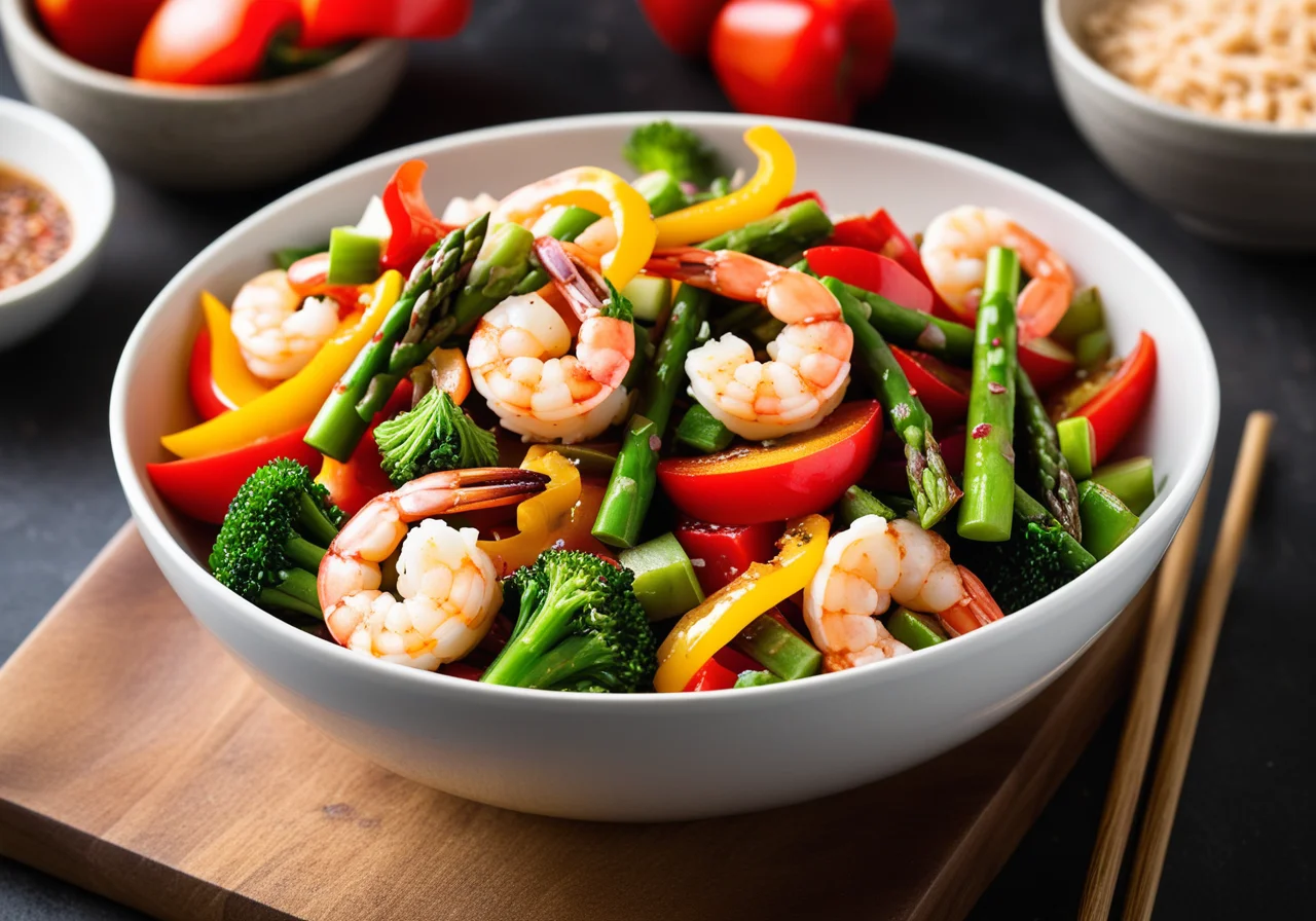 Shrimp Vegetable Stir‑Fry