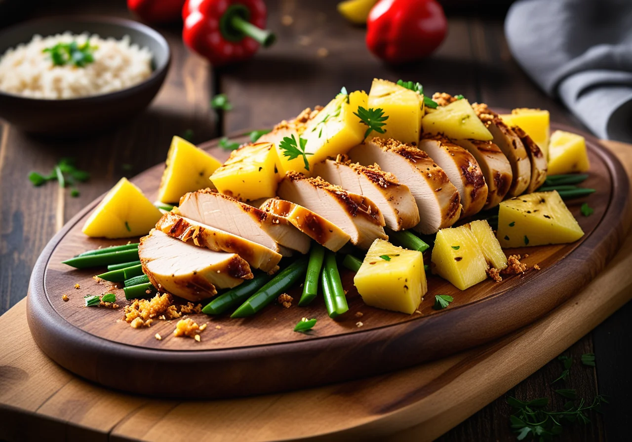 Chicken Breast with Fruity Paprika Vegetables