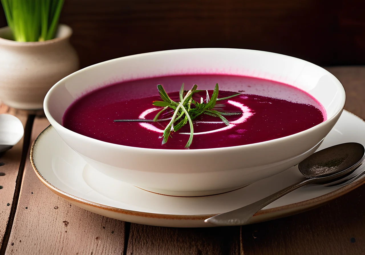 Beetroot Cold Soup Polish Style
