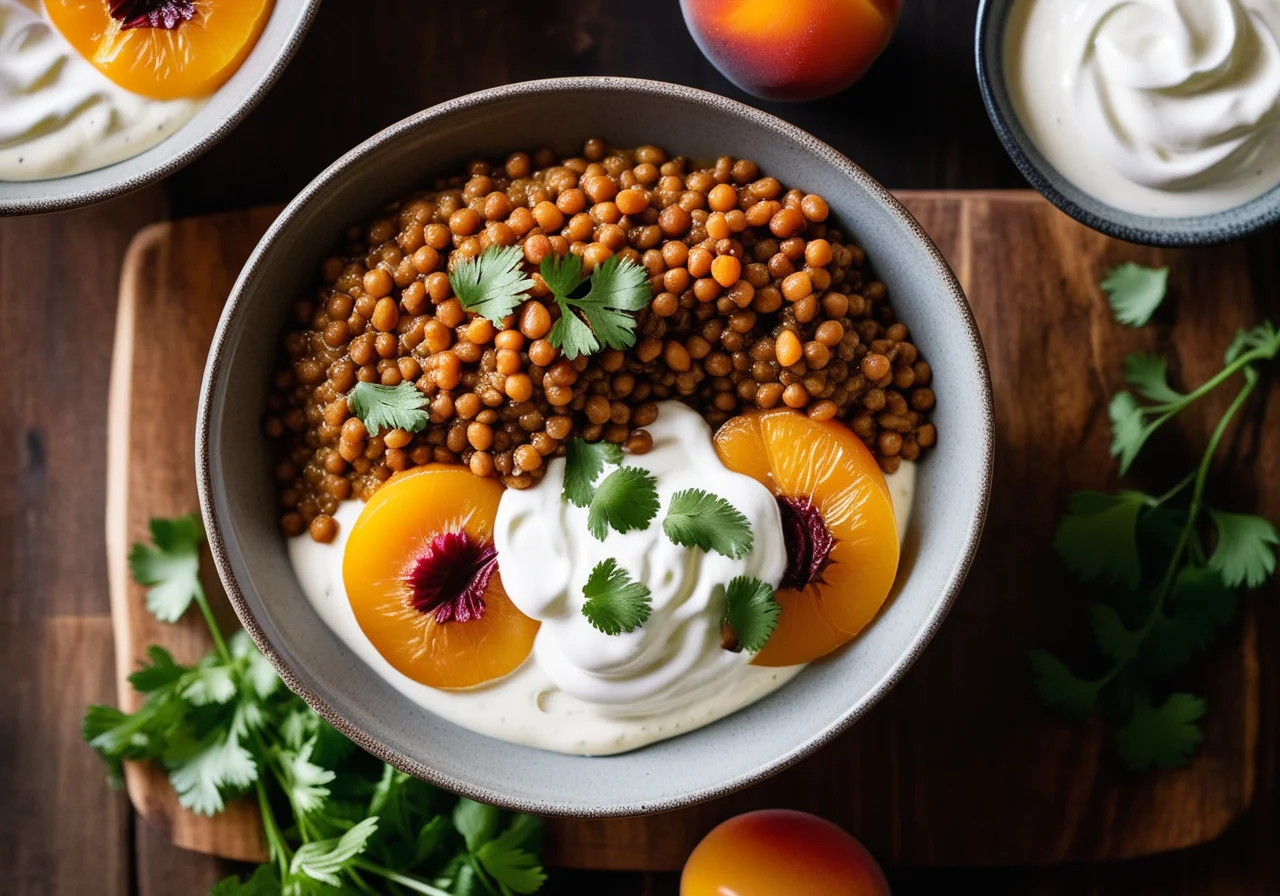 Curry Lentils with Apricots