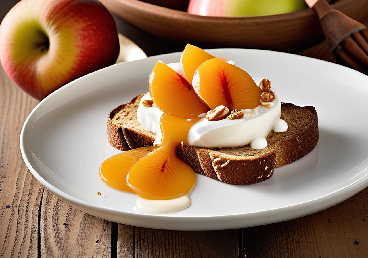Fresh Fruit Toast with Quark