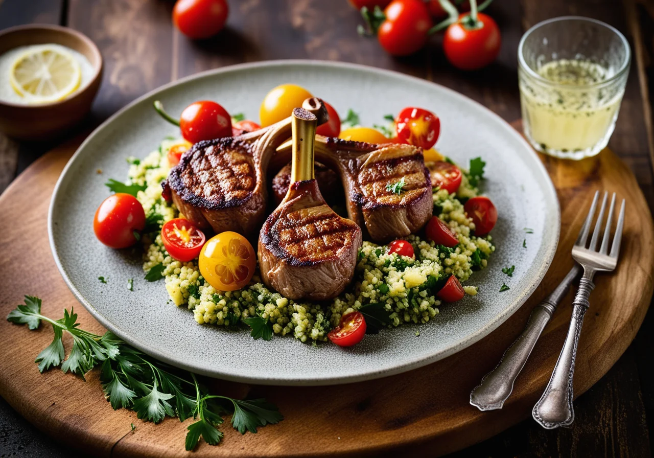 Lamb Chops with Couscous