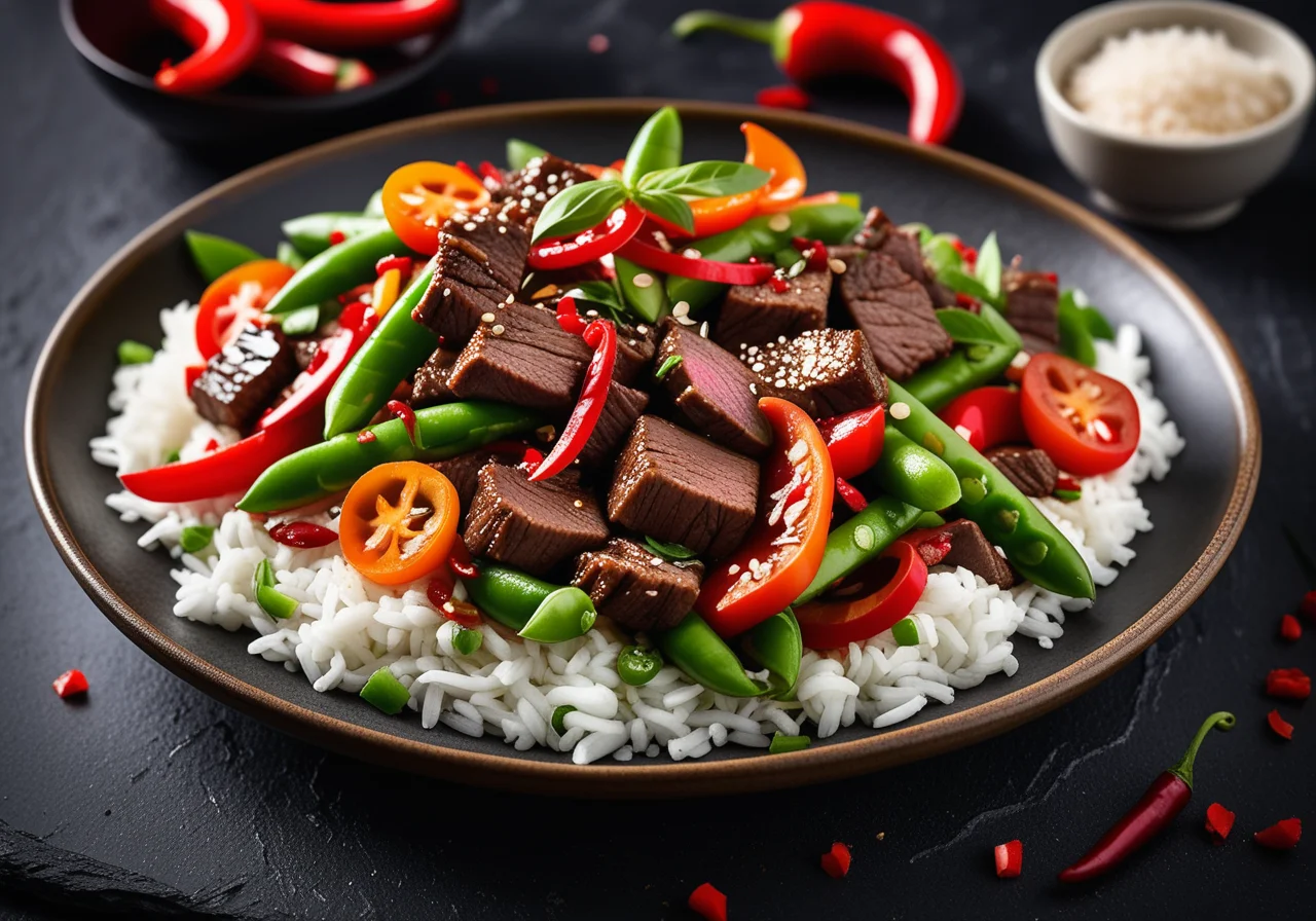 Asian Beef Stir‑Fry