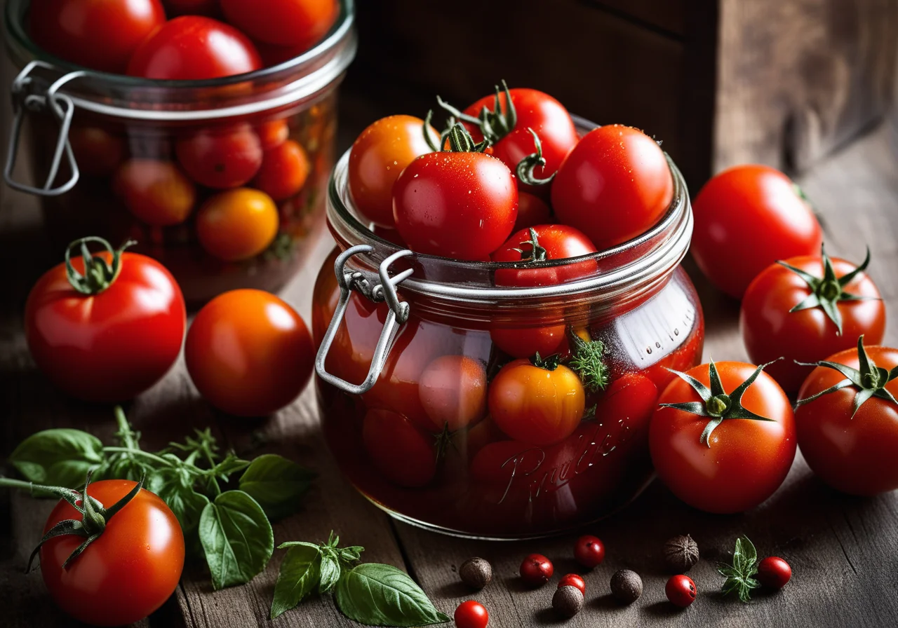 Tomatoes in Vinegar Marinade