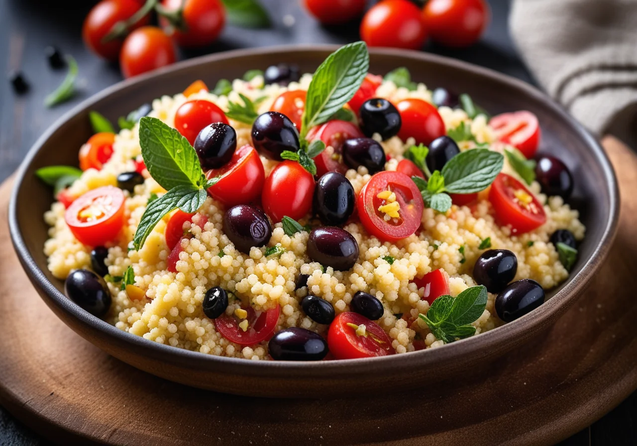 Couscous Salad with Olives