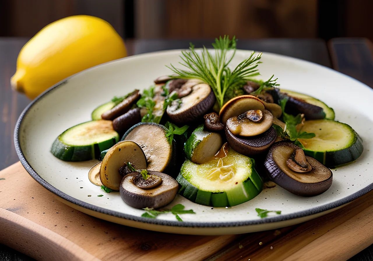Zucchini Mushroom Skillet