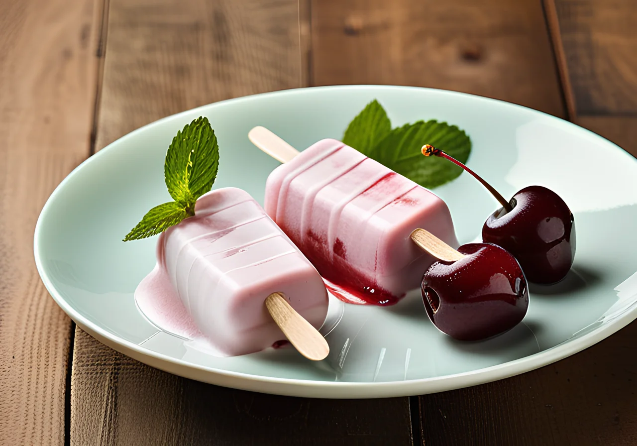Yogurt Cherry Ice Cream