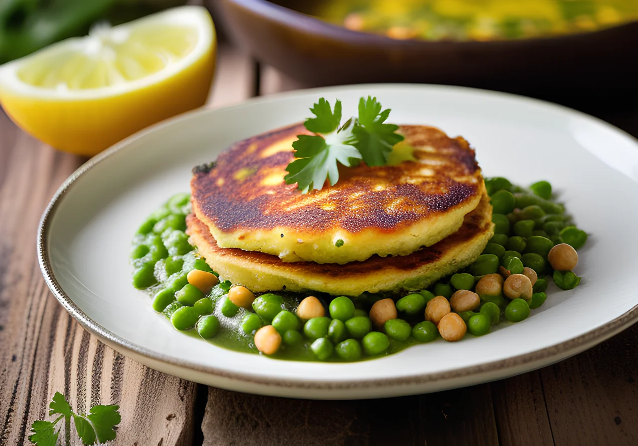 Potato Chickpea Pancakes