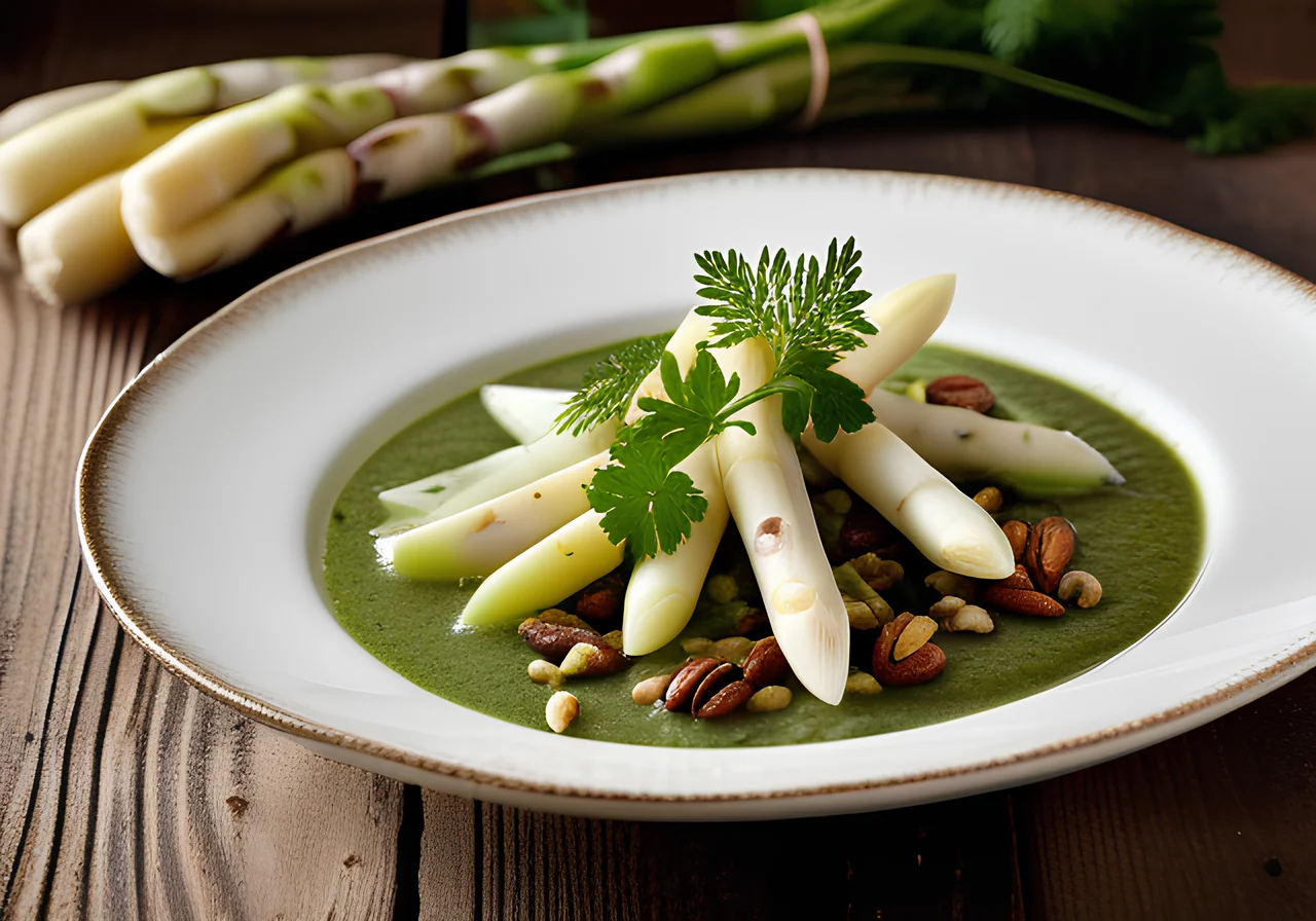 Asparagus with Chervil Sauce
