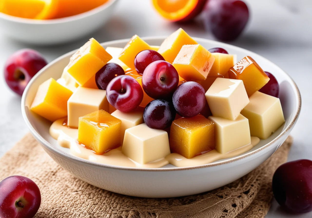 Vanilla Caramel Fruit Salad