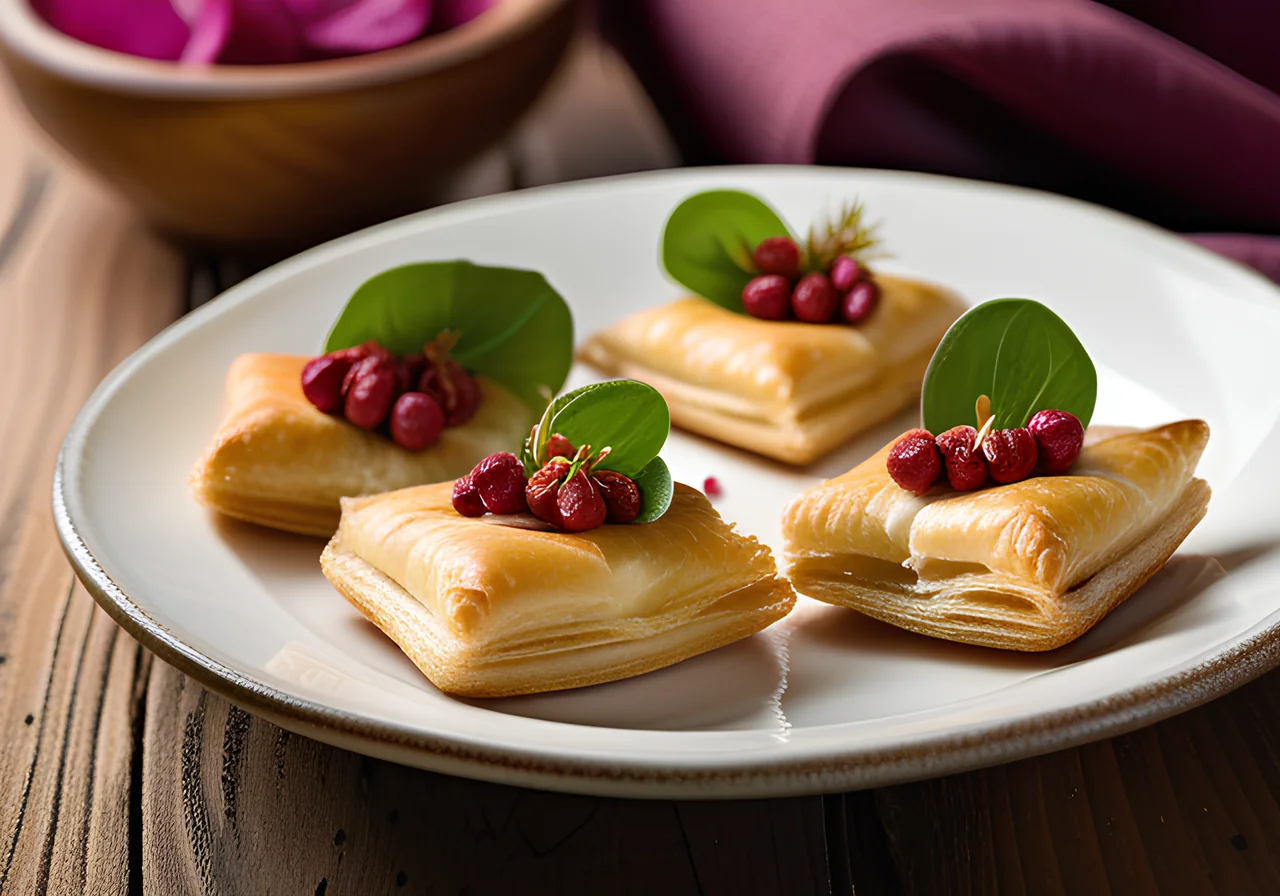 Mini Savory Puff Pastry Bites