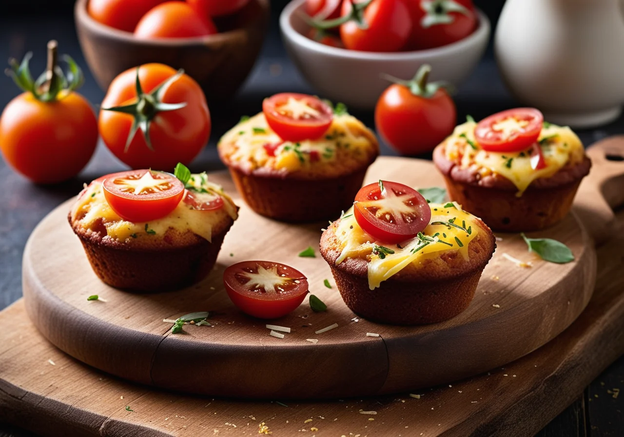 Pikante Pizza-Muffins