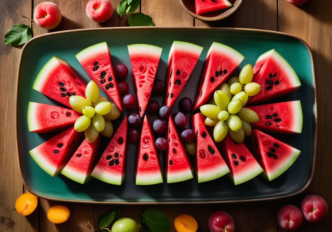 Watermelon with Fruit Salad