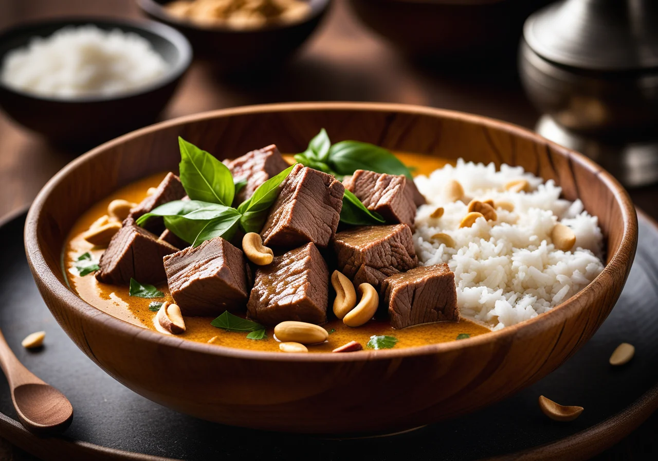 Curry with Beef and Kaffir Lime