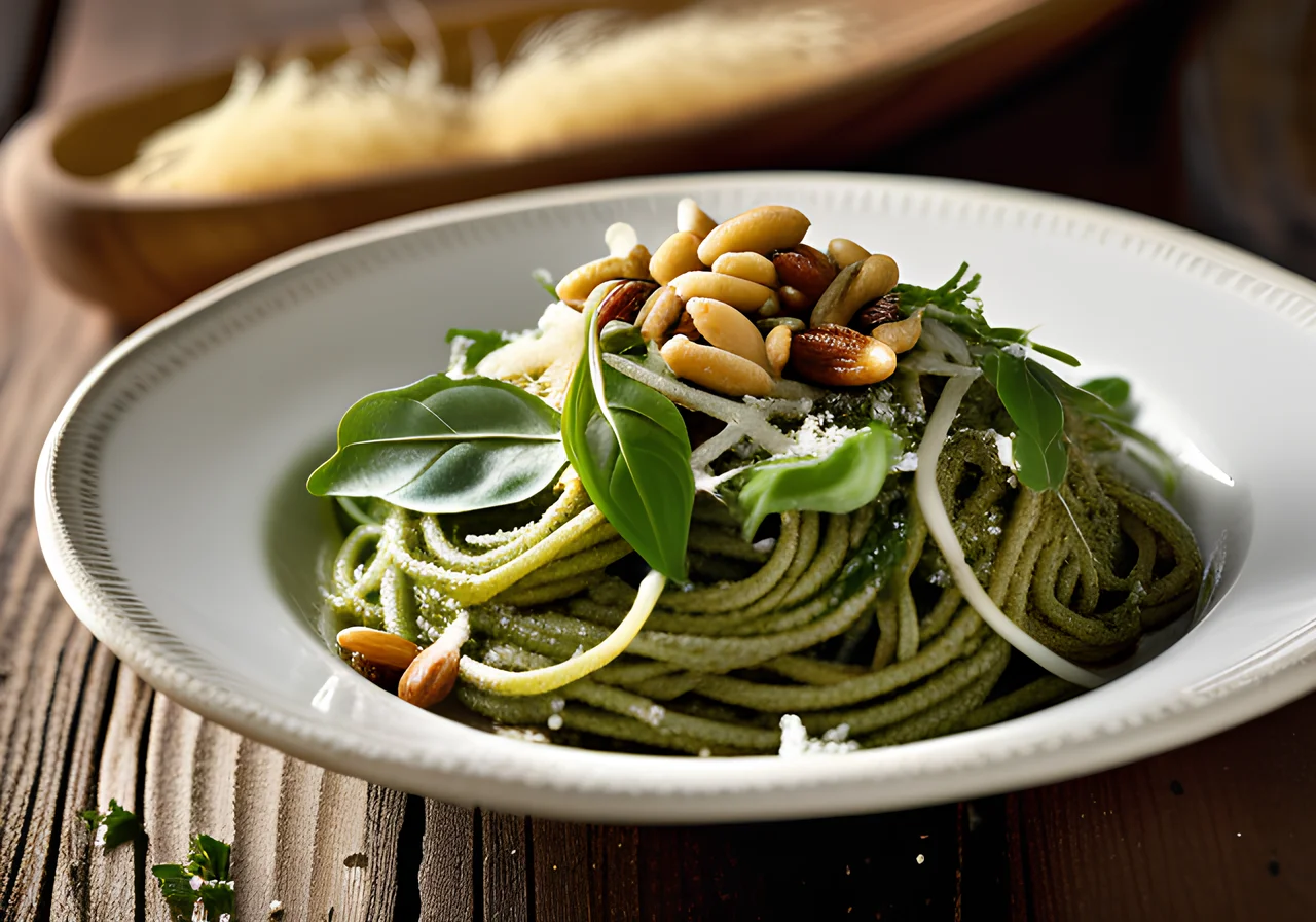Pasta with Arugula Pesto