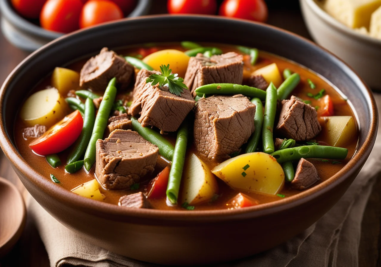 Lamb Stew with Green Beans and Potatoes