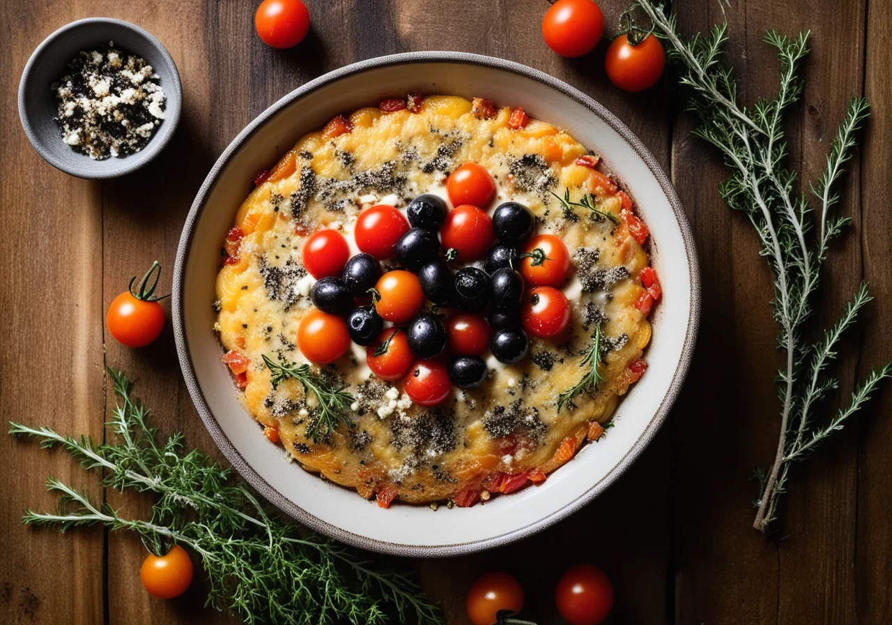 Heringsgratin mit Tomaten