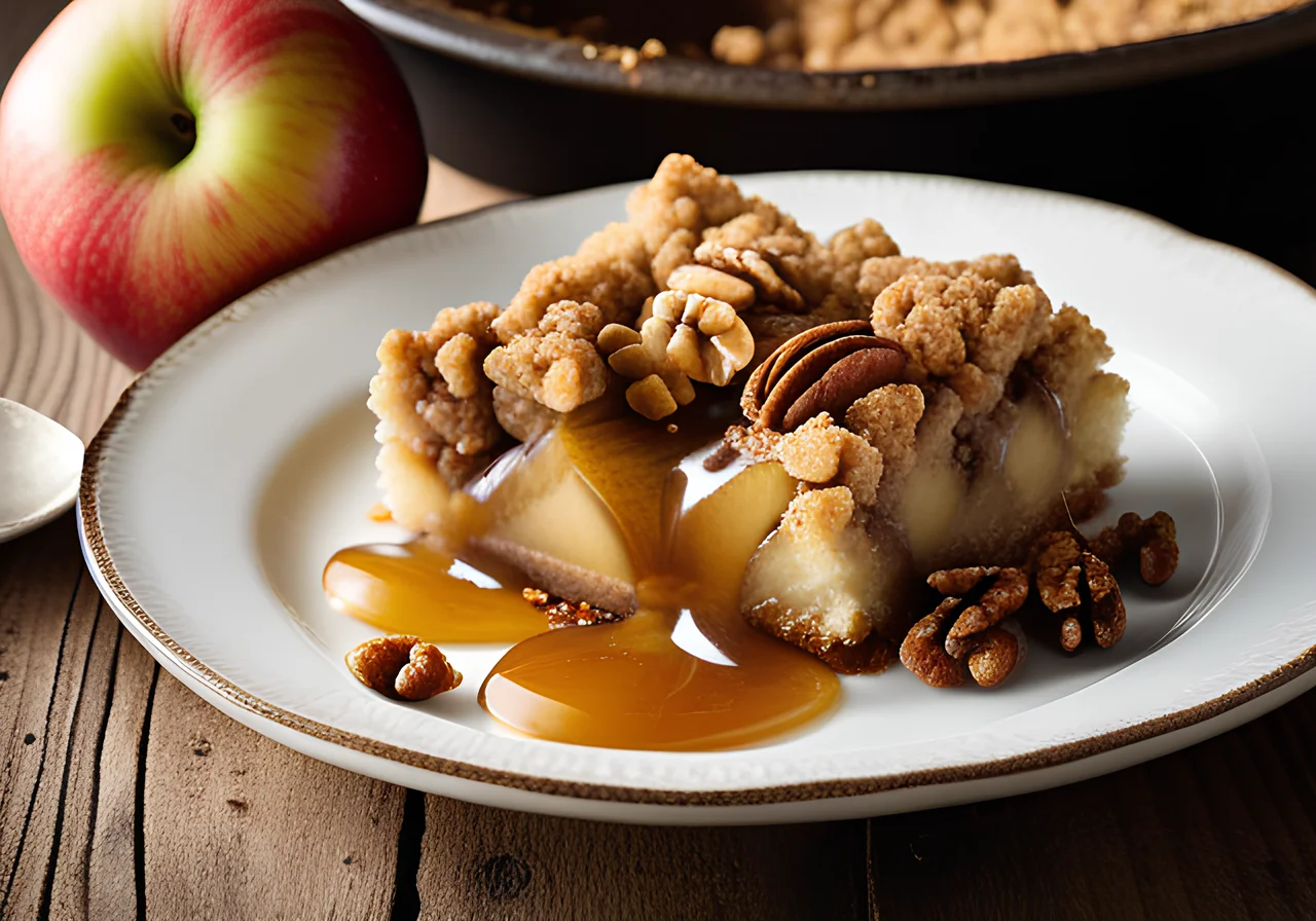 Apple Crumble with Walnuts