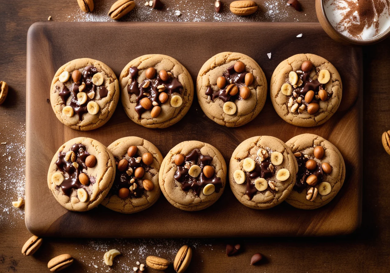 Banana Peanut Cookies