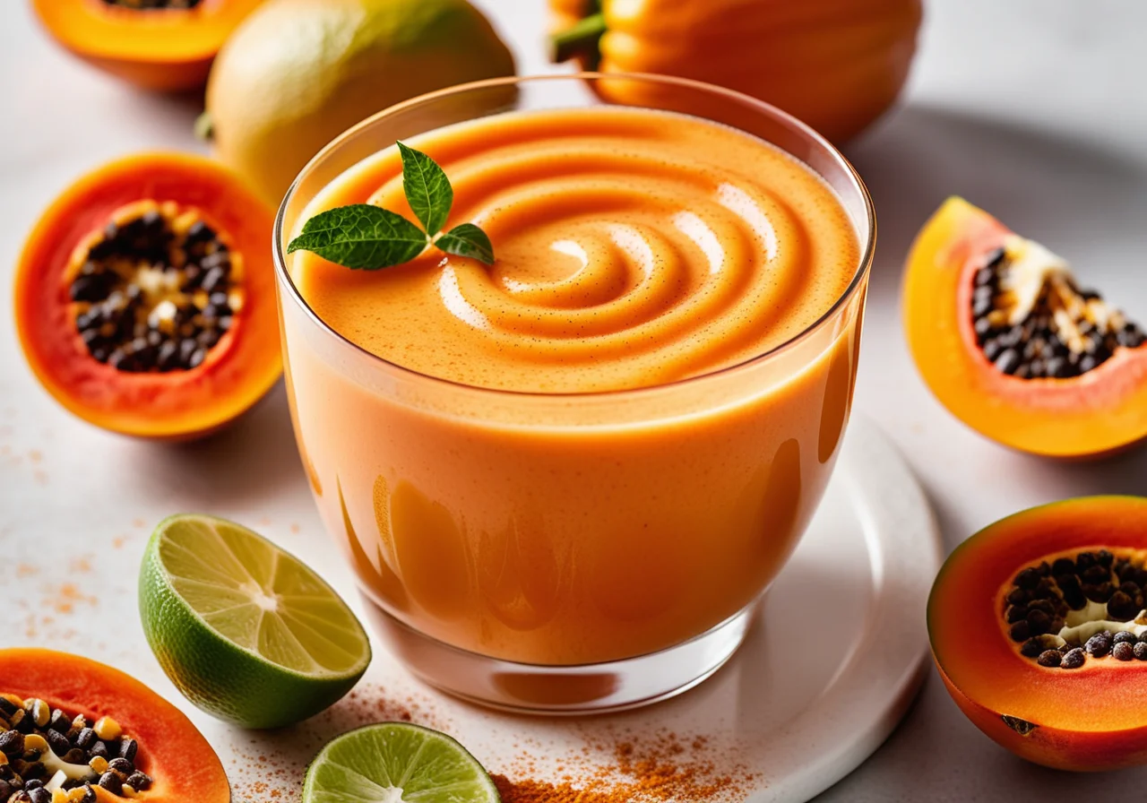 Paprika-Papaya Shake