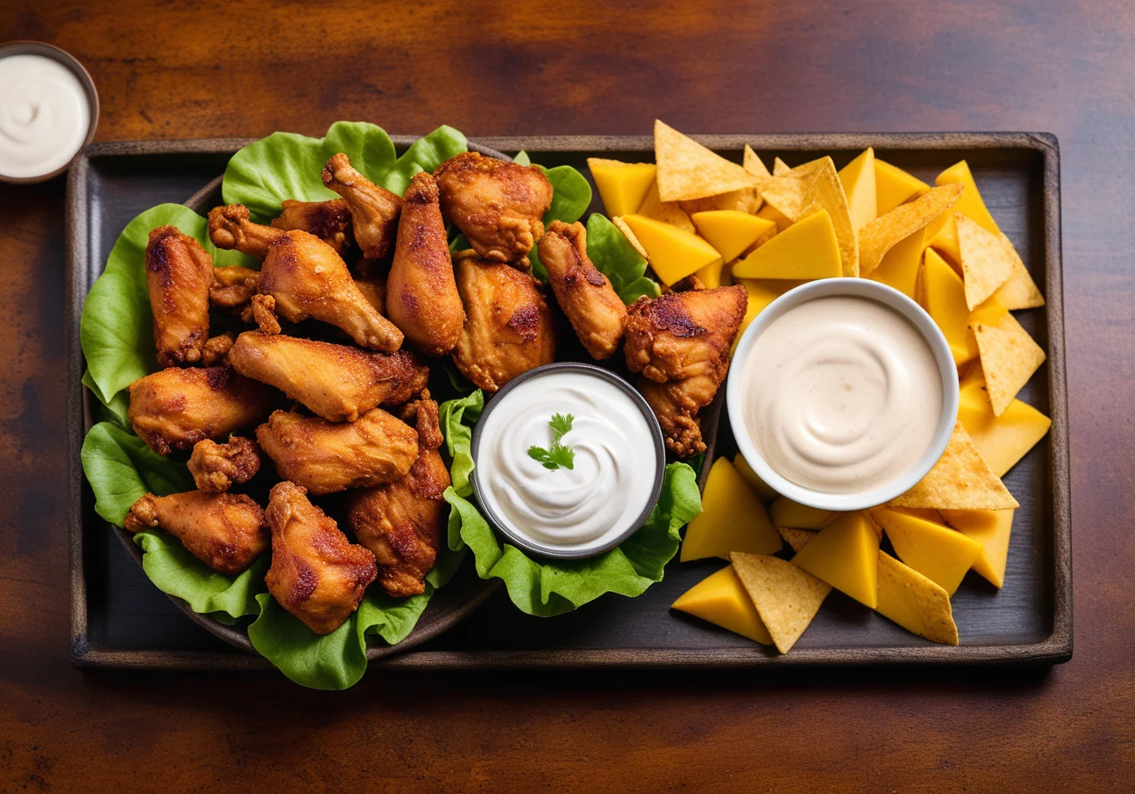 Spicy Chicken with Tortilla Chips