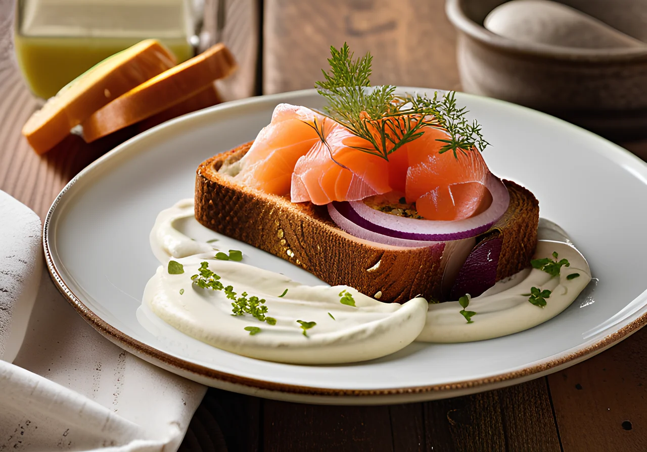 Savory Smoked Salmon Toasts