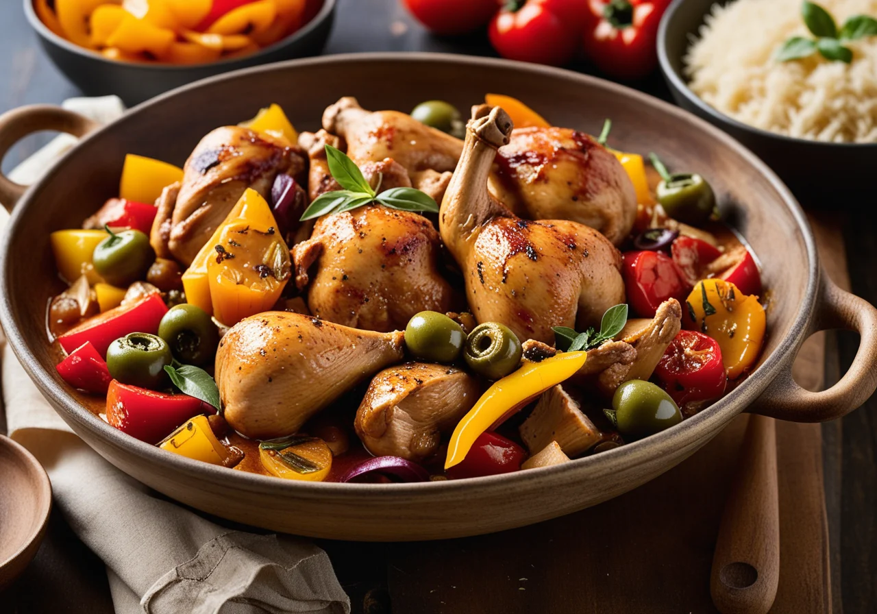 Italian-Style Braised Chicken Pieces