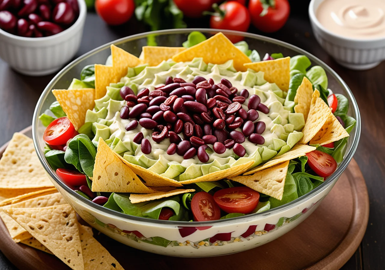 Layered Vegetable Salad